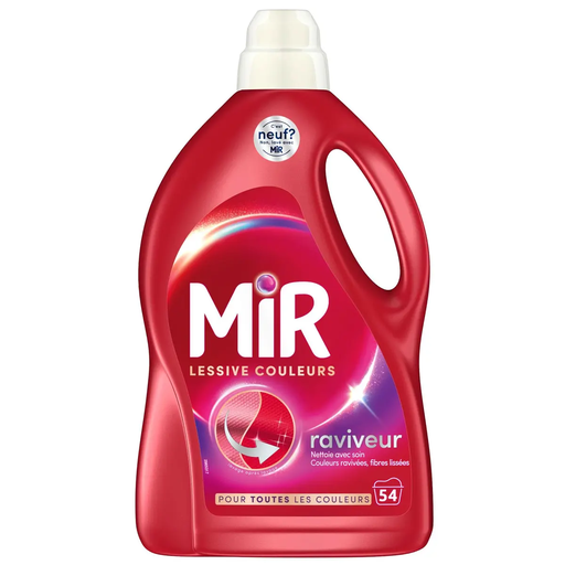 [3178041363907] MIR Detergente líquido cores 54 lavagens 2.7 L