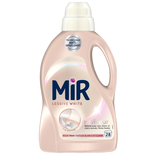 [3178041370363] MIR Detergente líquido para tejidos blancos y claros 1.4 L