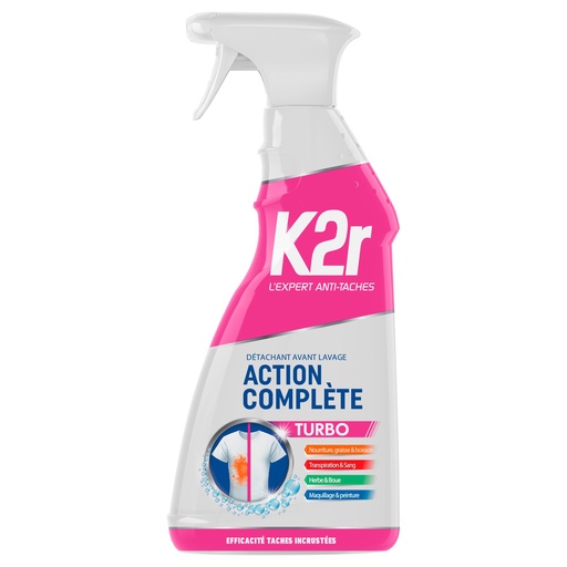 [3178041371100] K2R Action Complete Pre-Wash Stain Remover Spray 750 ml