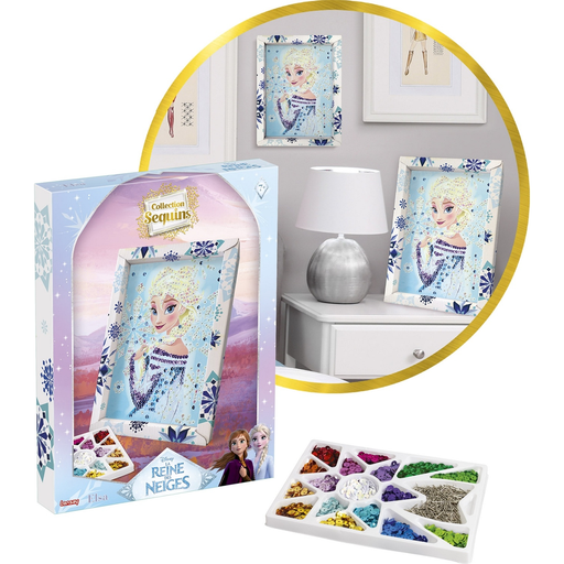 [3181860203286] LANSAY Sparkling Sequin Picture Elsa Frozen