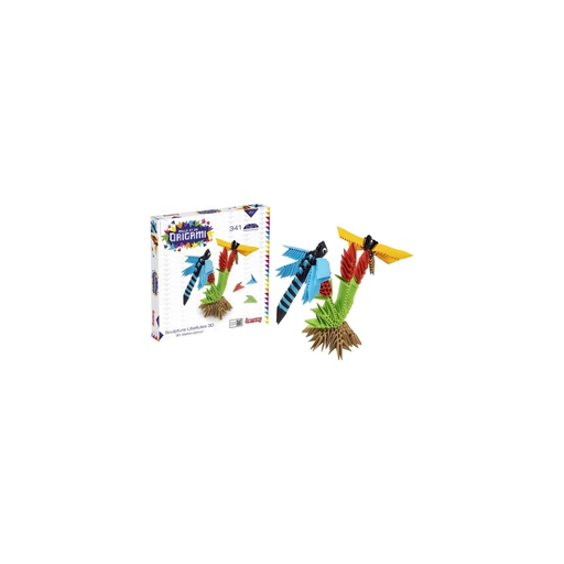 [3181860204207] LANSAY Mille et Un Origami 3D Dragonfly Sculpture Craft Kit
