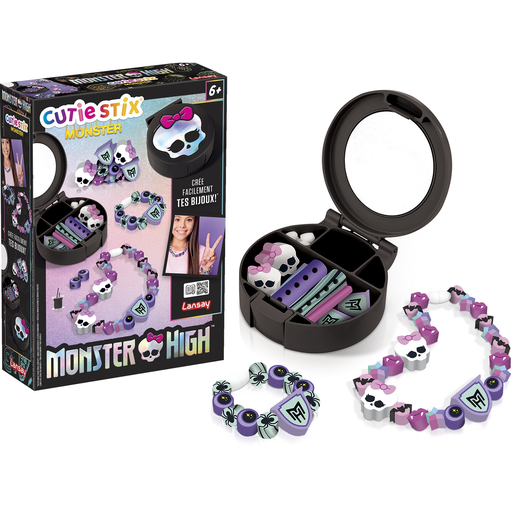 [3181860331224] LANSAY Cofre Cutie Stix Monster High Creación de Pulseras