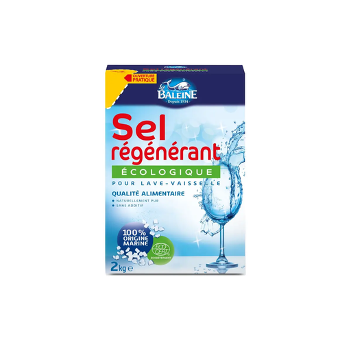 [3183280015418] LA BALEINE Ecological Dishwasher Regenerating Salt 2 kg