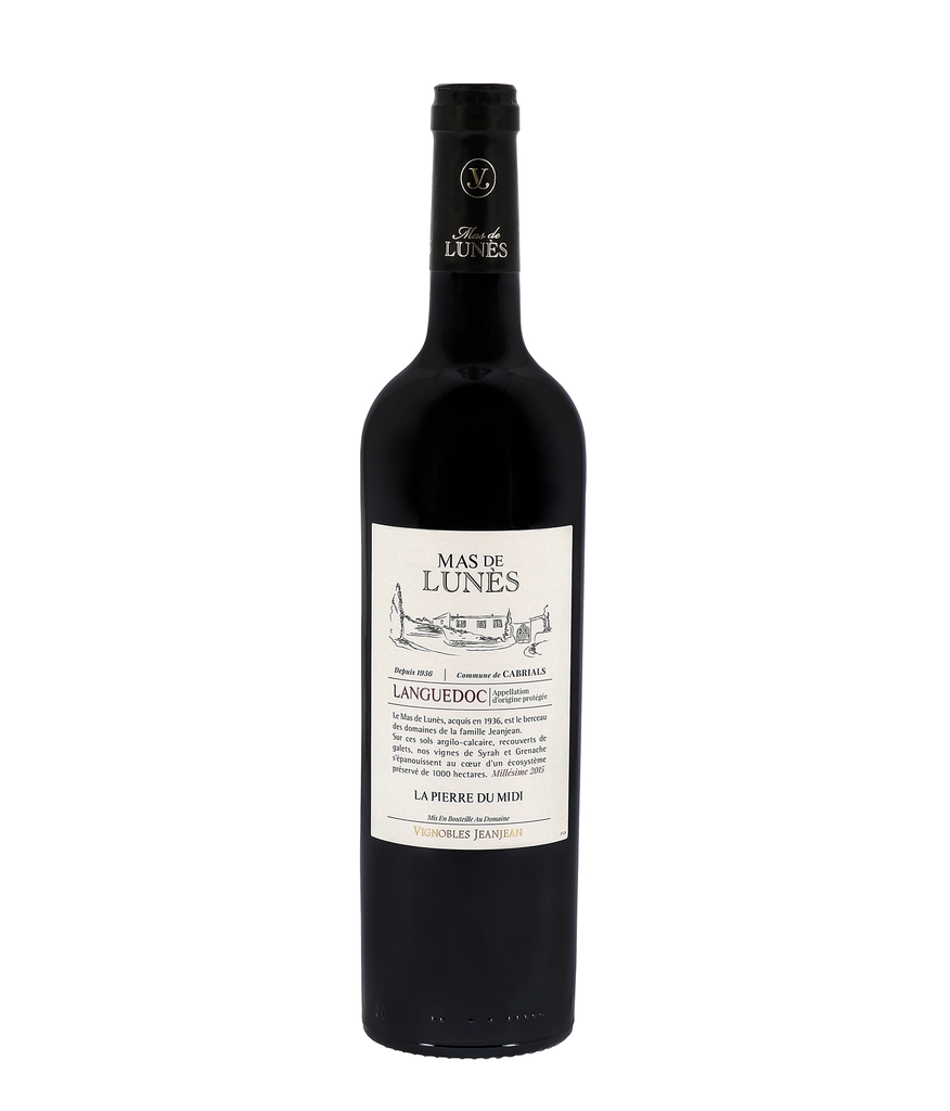 MAS DE LUNÈS Cuvée la Pierre du Midi BIO 2015 Coteaux du Languedoc AOP Tinto 75 cl