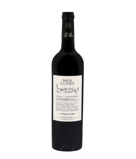 [3186128023675] MAS DE LUNÈS Cuvée la Pierre du Midi BIO 2015 Coteaux du Languedoc AOP Tinto 75 cl