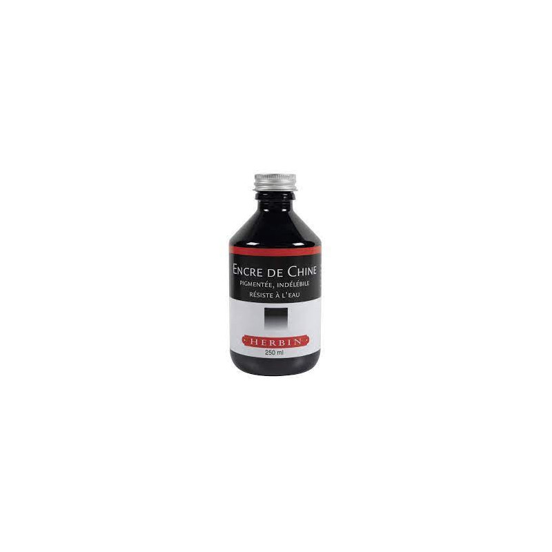 CLAIREFONTAINE Herbin Black India Ink Calligraphy 250 ml