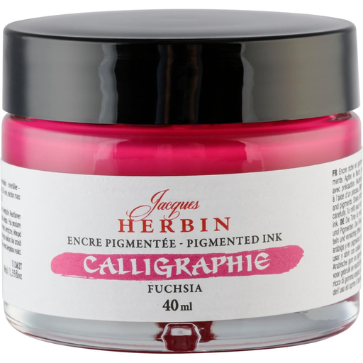 [3188550113627] CLAIREFONTAINE Jacques Herbin Pigmented Calligraphy Ink Fuchsia 40 ml