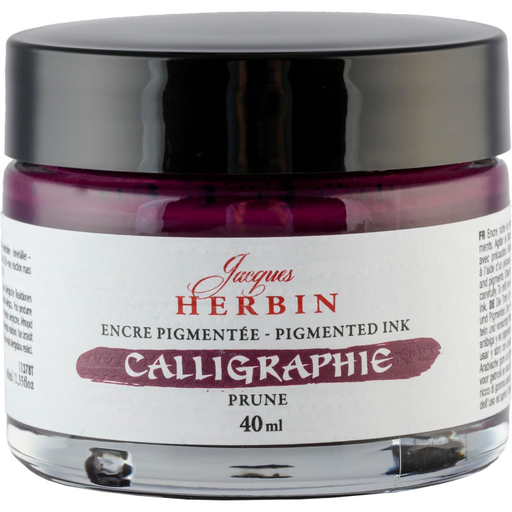 [3188550113788] CLAIREFONTAINE Jacques Herbin Pigmented Calligraphy Ink Plum 40 ml
