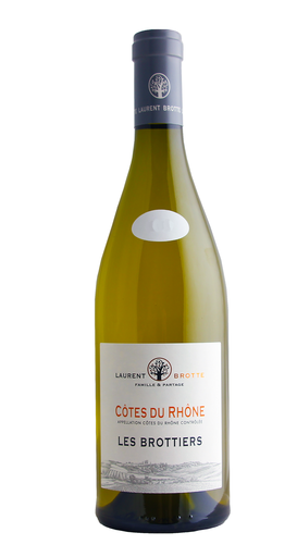 [3217661024208] LAURENT BROTTE Les Brottiers, 2025 Côtes du Rhône AOP Blanco Seco 75 cl