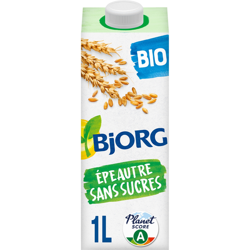 [3229820802077] BJORG Bebida vegetal de espelta sem açúcares Bio 1 L