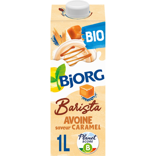 [3229820805870] CARREFOUR Boisson à base d'avoine bio saveur caramel 1 L