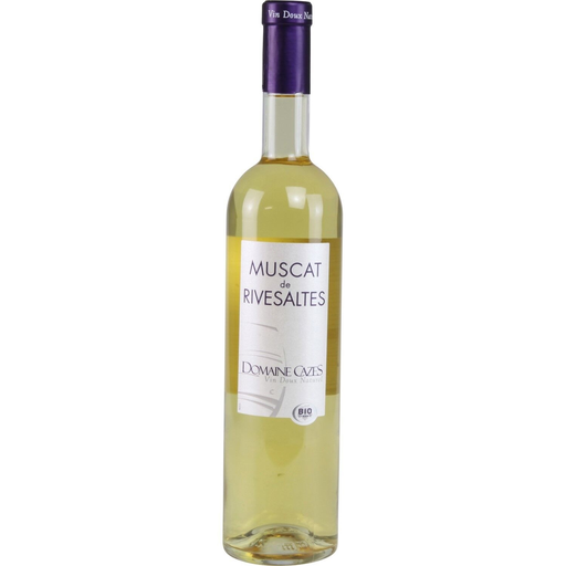 [3248841800060] DOMAINE CAZES Muscat de Rivesaltes AOP Sweet White Organic Wine 75 cl