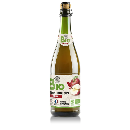 [3250393109553] EXPERT CLUB Organic Pure Juice Brut Cider 75 cl