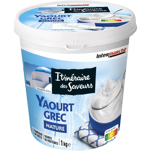 [3250393443510] ITINÉRAIRE DES SAVEURS Greek yogurt plain 1 kg