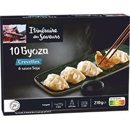 [3250393445439] ITINÉRAIRE DES SAVEURS Raviolis Gyoza de gambas con salsa de soja 210 g