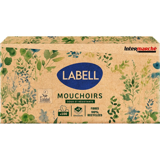 [3250393454769] LABELL Soft and Resistant Tissues 3-Ply 100 tissues