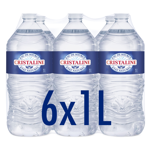[3254382025886] CRISTALINE Still spring water 6 x 1 L