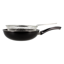 CARREFOUR Poêle à friture induction acier émaillé 26cm