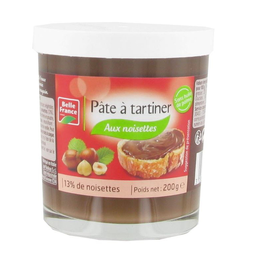 [3258561040752] BELLE FRANCE Pâte à tartiner aux noisettes 200 g