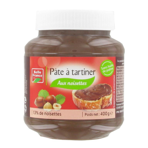 [3258561040776] BELLE FRANCE Hazelnut Spread 400 g