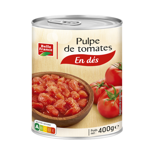 [3258561142302] BELLE FRANCE Tomates Pelados Picados 400 g