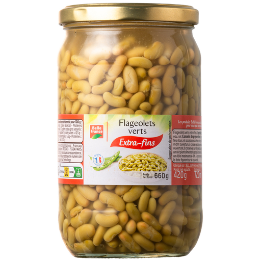 [3258561212258] BELLE FRANCE Flageolet vert 660 g