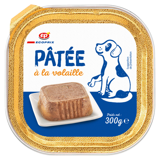 [3258565740177] BELLE FRANCE Pâtée à la Volaille pour Chiens 300 g