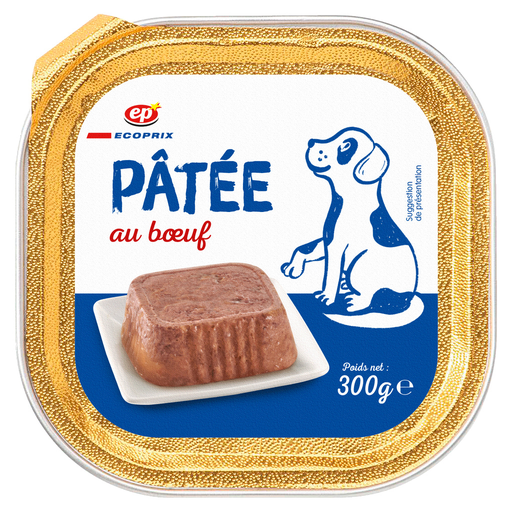 [3258565740191] BELLE FRANCE Pâtée au Bœuf pour Chiens 300 g