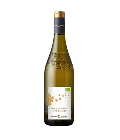 PURE EVIDENCE V&Co BIO, 2018 Côtes du Rhône AOP Blanc Sec 75 cl