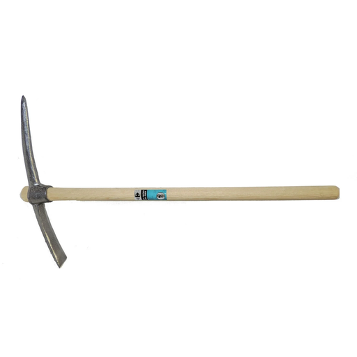 [3270190689980] CARREFOUR Pioche de Terrassier en Acier Forgé Manche Bois (Frêne) 90cm 2,5 kg