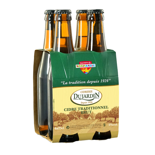[3271474250094] DUJARDIN Cidra tradicional brut 4 x 25 cl