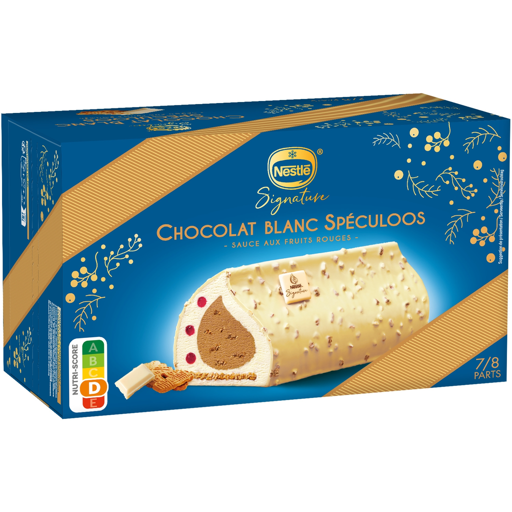 NESTLE Tronco helado chocolate blanco spéculoos 507 g