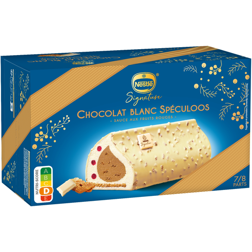 [3274664221218] NESTLE Tronco gelado chocolate branco spéculoos 507 g