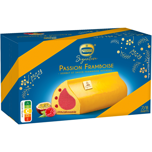 [3274664221225] NESTLE Signature bûche glacée passion framboise 491 g