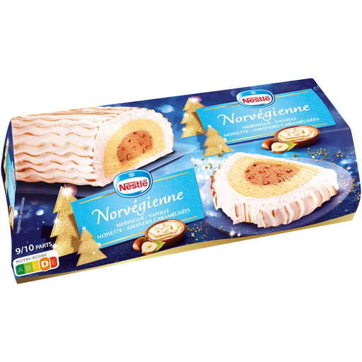 [3274664258689] NESTLE Bûche glacée Norvégienne 455 g
