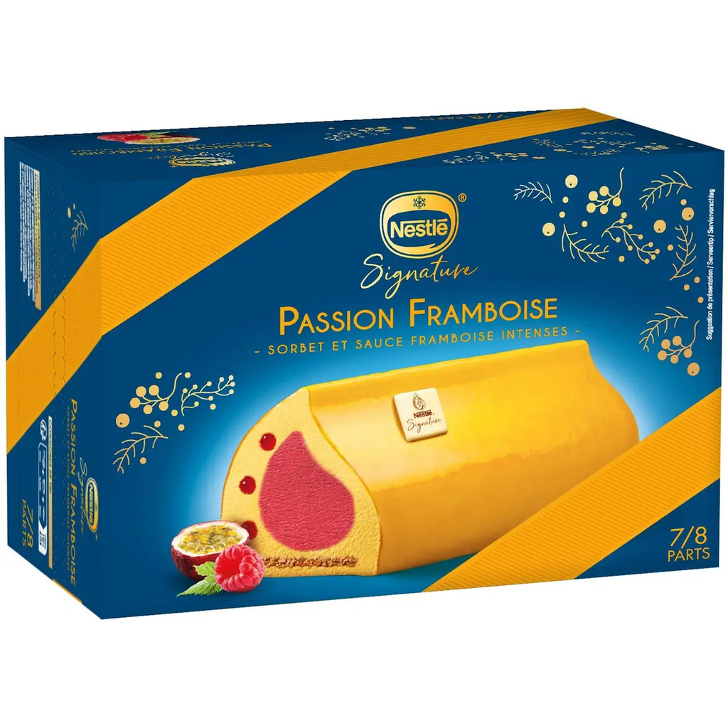 NESTLE Signature passion fruit raspberry log 491 g