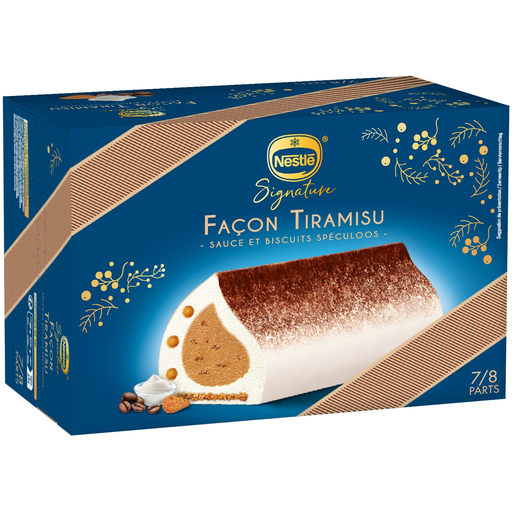 [3274664275600] NESTLE Helado Signature estilo tiramisú con salsa y galletas speculoos 472 g