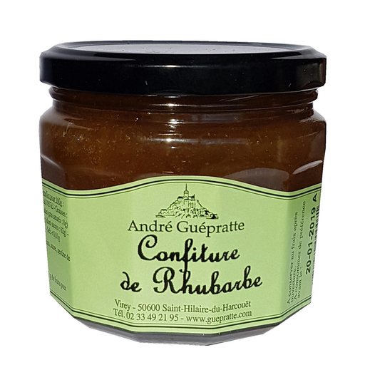 [3278930000071] ANDRE GUEPRATTE Mermelada de ruibarbo 370 g