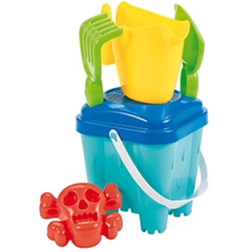[3280250006190] ECOIFFIER Seau Garni Château Fort 15cm x6