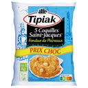 TIPIAK Coquilles Saint-Jacques fondue de poireaux 450 g