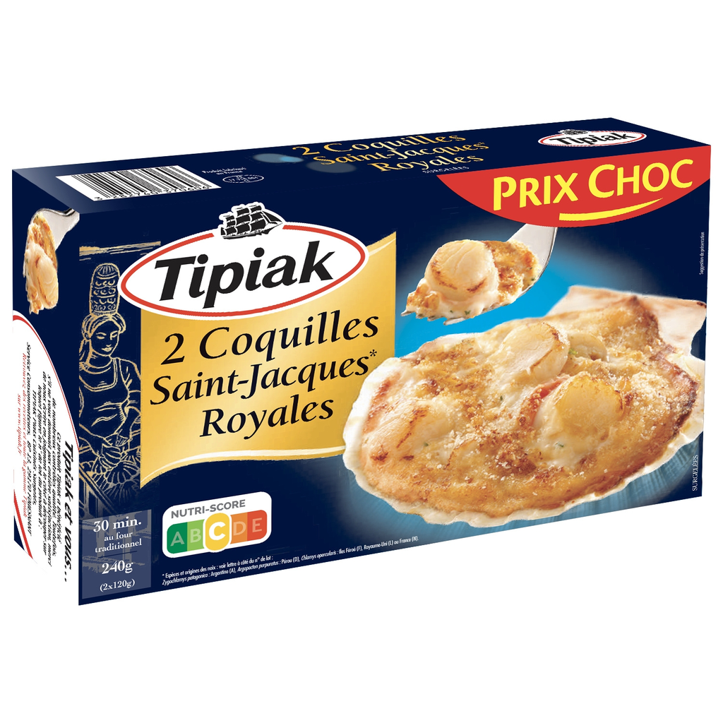 TIPIAK Coquilles Saint Jacques Royales 240 g