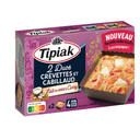 TIPIAK Pequeños gratins gambas bacalao leche de coco curry 2 bandejas de 125 g
