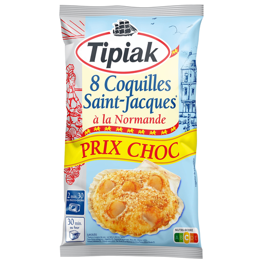 [3282742220046] TIPIAK Coquilles St-Jacques à la Normande 720 g