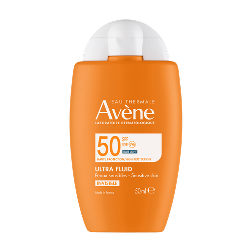 [3282770392654] EAU THERMALE AVENE Crème solaire Visage Peau Sensible Ultra Fluide Invisible SPF 50+ 50 ml