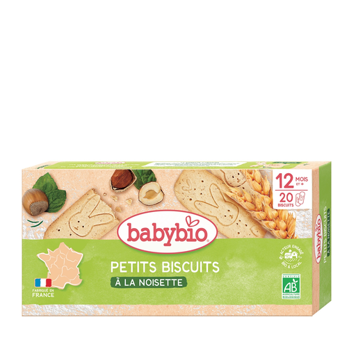 [3288131500225] BABYBIO Hazelnut biscuits 160 g