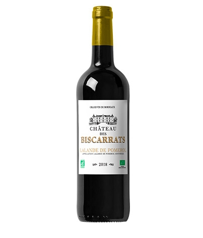 [3292143621182] CHÂTEAU DES BISCARRATS Vinho Tinto Lalande de Pomerol AOP 2018 75 cl