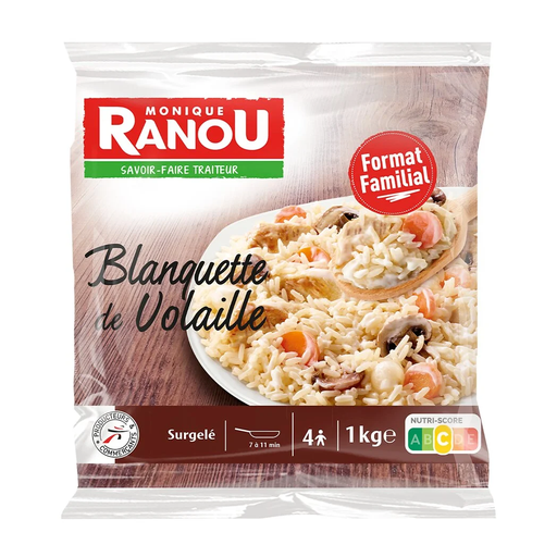 [3250391262090] MONIQUE RANOU Blanquette de poulet carottes et émincés de poireaux 1 kg