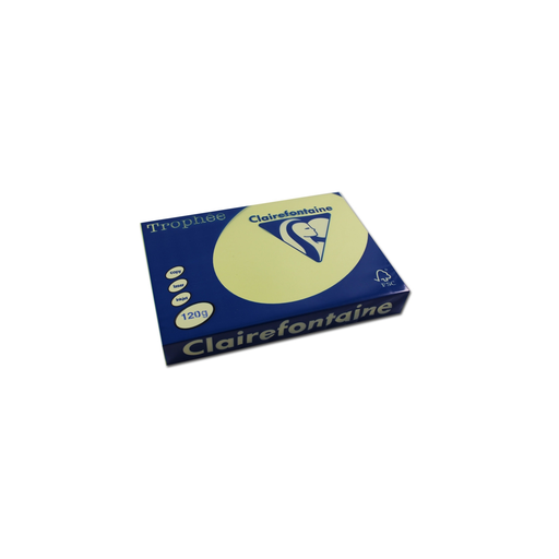 [3329680003093] CLAIREFONTAINE Resma de Papel A4 Canário Impressão 250 Folhas Trophée 120 g