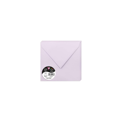 [3329680051834] CLAIREFONTAINE Envelopes Square 165x165mm Pollen Glycine 20 Units