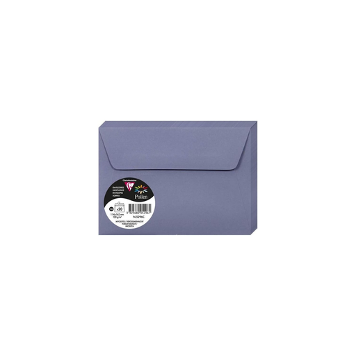[3329680052961] CLAIREFONTAINE Pollen Myosotis C6 Envelopes 114x162mm 20 units